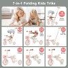 HTUTWOO 7 in 1 Baby Tricycle, with Removable Pedal, Canopy, and Guardrail, Toddler Tricycle, Tricycle for 18-72 Months - 4 of 4