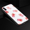 Reiko iPhone X/iPhone XS Hard Glass Design TPU Case with Strawberry Cups - 2 of 4