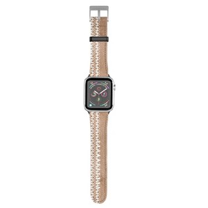 Sheila Wenzel-Ganny Two Toned Tan Texture 42mm/44mm Silver Apple Watch Band - Society6 - 1 of 3