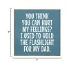 Slickblue Funny Memory Sign – 7x7 Wood Decor Funny Father Memory Quote – Great Gift for Dads or Sons, Color Options - 3 of 3
