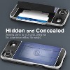 Vena vCommute For Apple iPhone 17 Air Case Wallet, Case with Stand Leather Card Holder [Military Grade Drop Protection], Black - 3 of 4