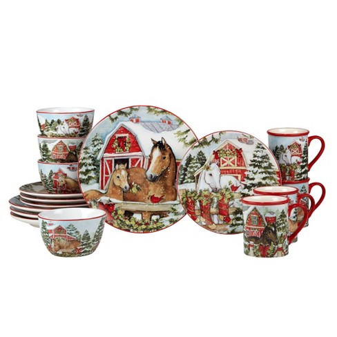 Christmas dinnerware sets clearance clearance