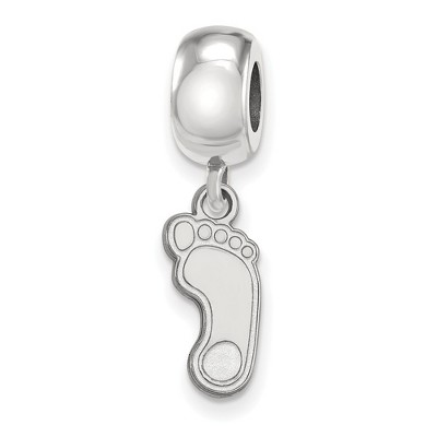 Black Bow Jewelry Sterling Silver North Carolina Tar Heels NCAA Bead Charm