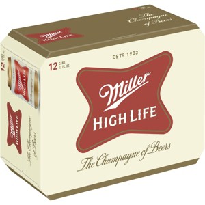 Miller High Life Beer - 12pk/12 fl oz Cans - 1 of 4