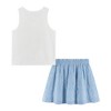 Andy & Evan  Kids  White Rib Knit Tank and Skirt Set - 2 of 4