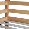 YOOCOZZ Twin over Twin House-Shaped-Bunk Bed with Safety Guardrail and Ladder - 4 of 4