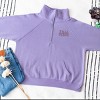 Simply Sage Market Embroidered Fall Vibes Retro Quarter Zip Fleece - 2 of 4