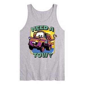 Men's - Disney - Mater Need A Tow Graphic Tank Top - 1 of 2