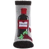Memoi Women's You Had Me At Merlot Low-Cut Non-Skid Socks Med Gray Heather 9-11 - 2 of 4
