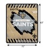NFL New Orleans Saints Game Tech Ultra Cozy Throw Blanket - 3 of 4