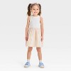 Toddler Girls' Stripe Tank Tulle Dress - Cat & Jack™ Cream - 3 of 3