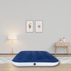 Continental Sleep 9" Air Mattress with Comfort Coil Technology and High Capacity Pump, Good for Camping, Home and Portable Travel, Blue, - image 2 of 4