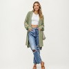 Anna-Kaci Women's Open Front Knit Cardigan with Relaxed Fit and Textured Detailing - 3 of 4