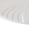 LIVN CO. Modern Round Wood Carved Wall Art Decor - 4 of 4