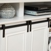 CAVINAS TV Stand Modern Mid Century Media Console with Multipurpose Sliding Door for Living Room - 3 of 4