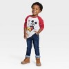 Toddler Boys' Disney Mickey Mouse Solid T-Shirt - Red - image 3 of 3