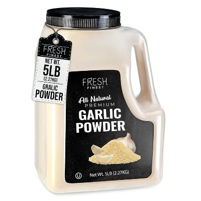 Fresh Finest Premium Garlic – Powder, All-Natural, Kosher – 5LB