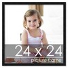 PosterPalooza | Square Simple Black Picture Frame - UV Acrylic, Foam Board Backing, Hanging Hardware - 2 of 4