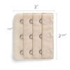 Allegra K Women's 3 Hook 3 Row Stretchy Bra Strap Extenders Hooks Bra Band - 3 of 4