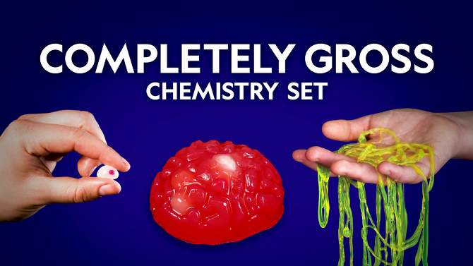 NATIONAL GEOGRAPHIC Gross Chemistry Set - 10 Gross Science Experiments for Kids, Dissect a Brain, Burst Blood Cells, and More, Great STEM Science Kit for Kids Who Love Gross Science Experiments, 2 of 7, play video