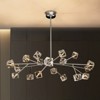 Rennnsan Nylor 48" W 18 - Light Branching Bubble Liner Crystal Modern Glam Dimmable Kitchen Island Pendant - 2 of 4