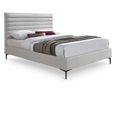 Meridian Furniture,Hunter Linen Textured Bed