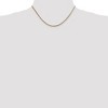 Black Bow Jewelry 1.5mm, 14k Yellow Gold, Solid Franco Chain Necklace - 2 of 4