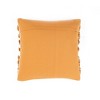 20"x20" Oversize Spencer Tufted Family-Friendly Cotton Square Pillow Cover Yellow - Lush Décor: Zipper Closure, Soft Texture - 4 of 4