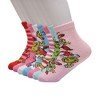 Girls' Grinch 7 Days Of Cozy Socks - 3 of 4