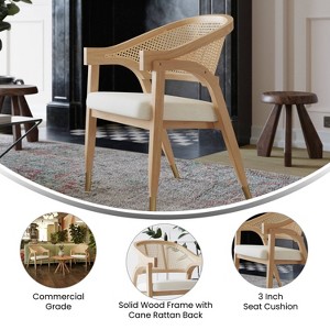 Taylor & Logan Ruthie Cane Rattan Dining and Accent Chair - 1 of 4