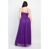 I AM A FASHION JUNKY Glittered Straps Mesh Tulle Maxi Dress - 4 of 4