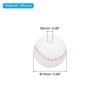 Unique Bargains Silicone DIY Craft Necklace Bracelet Sports Baseball Beads 36 Pcs - 2 of 4