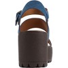 Soda ACCOUNT Women's Open Toe Block Heel Platform Sandals with Adjustable Ankle Strap - 2 of 4