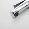 ChicFurnit Bathroom Sink Faucet Modern Single Hole Design with Two 3/8 of an inch Hoses for Easy Installation, Silver, 13"*8.27"*2.76" - 3 of 4