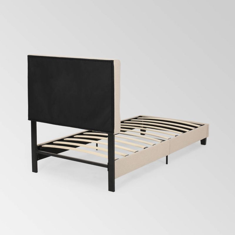 Eveleth Contemporary Low Profile Platform Bed - Christopher Knight Home, 5 of 9