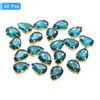 Unique Bargains Glass Craft Embellishments Flat Back Four Claws Teardrop Gems 20 Pcs - 3 of 4