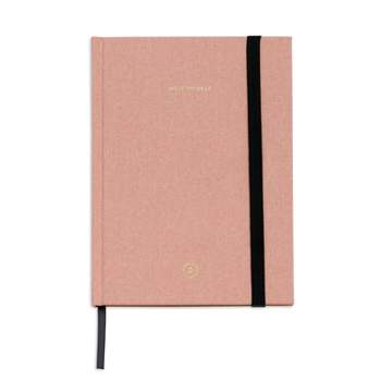 Wit & Delight Lined Journal Pink Linen Note to Self