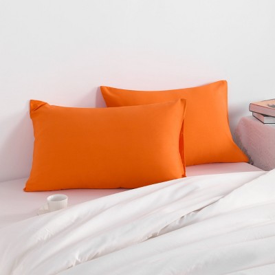 2 Pack Brushed Microfiber Pillowcases, Super Soft Pillowcases with Envelope Closure - NTBAY