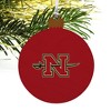 Nicholls State University Primary Logo Wood Christmas Tree Holiday Ornament - 4 of 4