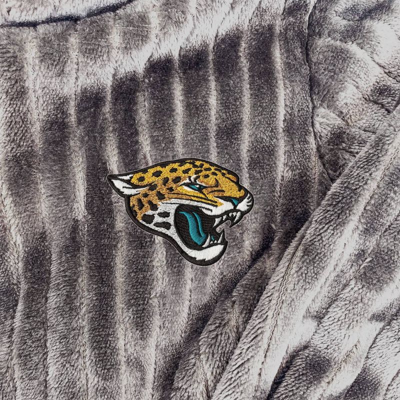 NFL Jacksonville Jaguars Ribbed Silk Touch Robe, 2 of 4