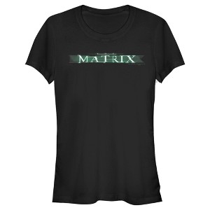 Juniors Womens The Matrix Movie Logo T-Shirt - 1 of 4