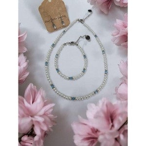 Michelle Marie Boutique's Pearl & Birthstone Color Crystal Jewelry Sets - 1 of 4