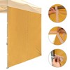 Instahibit Universal Removable Privacy Sidewall Fit 10ft Outdoor Pop up Canopy Tent Instant Camping Sun Shade 1Pack Orange - 2 of 4