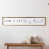 VIP Wood 59 in. White Stay Awhile Wall Sign - image 2 of 4