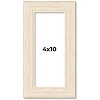 PosterPalooza | 4x10 Wide Barnwood Picture Frame, UV Acrylic, 6 Finishes - Grey, Brown, White, and Black - 2 of 4