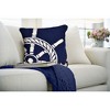 Liora Manne Frontporch Coastal Indoor/Outdoor Pillow.. - 4 of 4