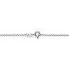 Black Bow Jewelry 1.2mm, Sterling Silver D/C Octagon Mirror Box Chain Necklace - 4 of 4