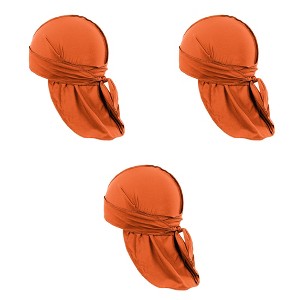 3 Pack Durags Smooth and Comfortable Headwraps for Daily Use - 1 of 4