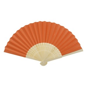 Unique Bargains Halloween Christmas Portable DIY 7-Inch Blank Folding Fan 1 Pc - 1 of 4