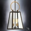 Urban Ambiance Luxury Modern Farmhouse Outdoor Pendant Light,  26.875"H x 11.25"W,  Olde Bronze Finish, UHP1003 - 3 of 4